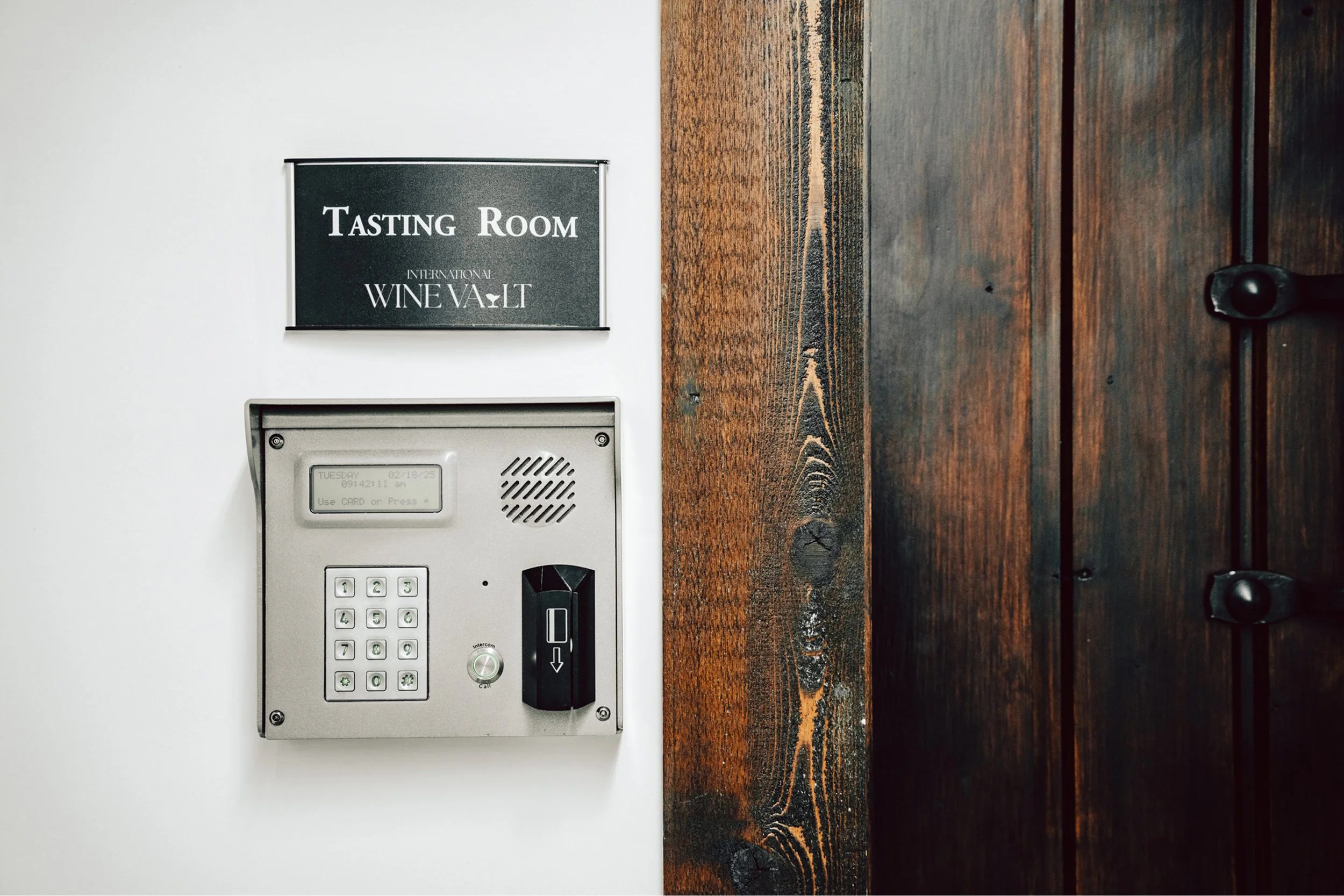 Secure wine storage